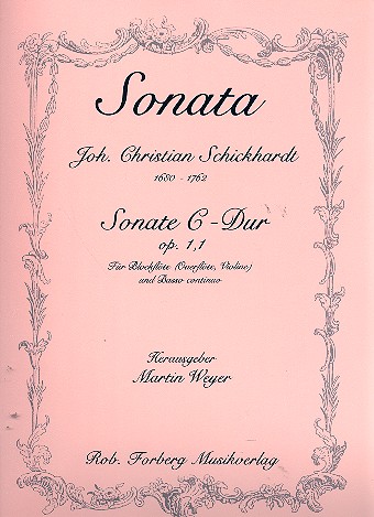 Sonata C-Dur op.1,1  für Flöte und Bc  