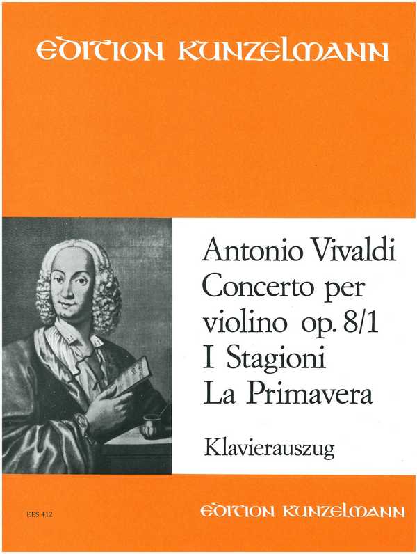Concerto E-Dur op.8,1&nbsp;&nbsp;für Violine und Orchester&nbsp;&nbsp;für Violine und Klavier