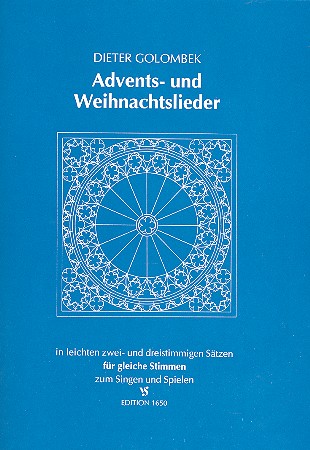 Advents- und Weihnachtslieder&nbsp;&nbsp;für gleiche Stimmen &nbsp;&nbsp;Partitur