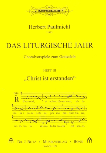 Das liturgische Jahr Band 3 - Osterzeit&nbsp;&nbsp;für Orgel&nbsp;&nbsp;Christ ist erstanden