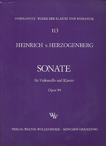Sonate op.94 für Violoncello  und Klavier  