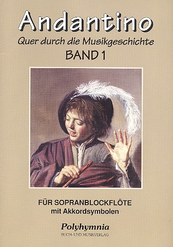 Andantino Band 1 für  Sopranblockflöte mit  Akkordsymbolen
