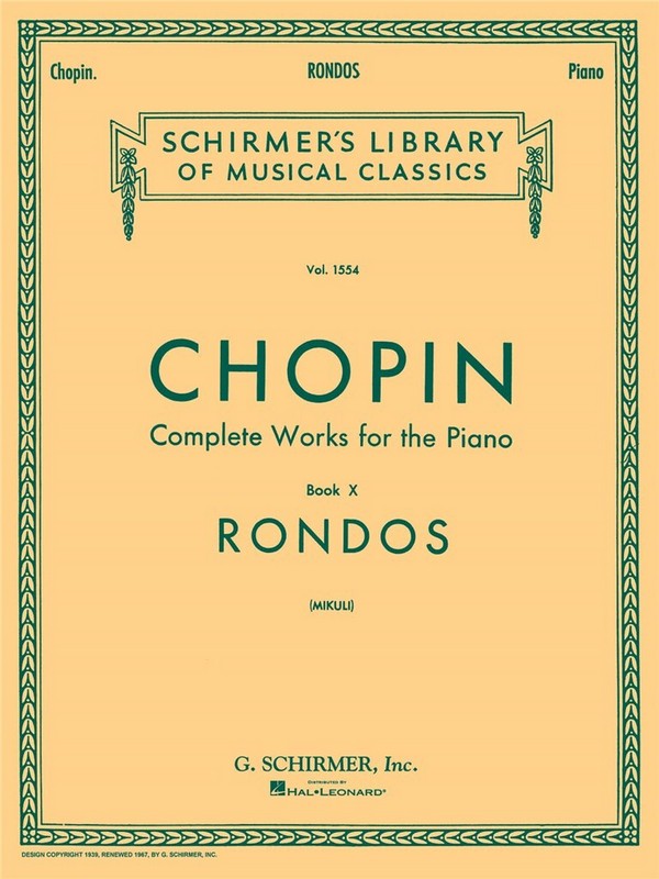 Rondos&nbsp;&nbsp;für Klavier&nbsp;&nbsp;