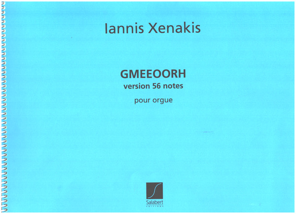 Gmeeoorh version 56 notes pour  orgue  