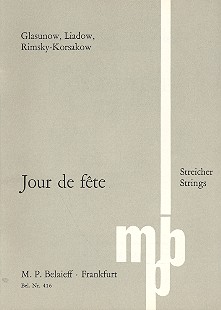 Jour de fete&nbsp;&nbsp;für Streicher&nbsp;&nbsp;Studienpartitur