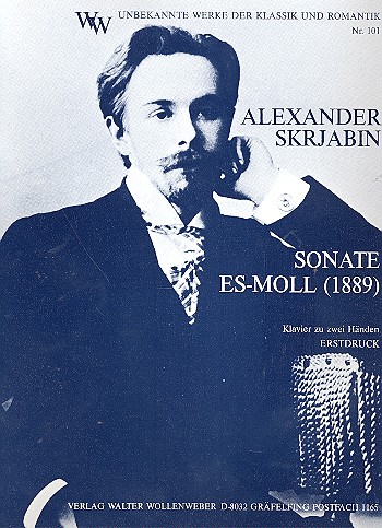 Sonate es-Moll (1889)  für Klavier  