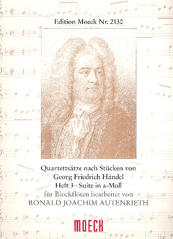 Suite a-Moll für 4 Blockflöten (SATB)&nbsp;&nbsp;Partitur und Stimmen&nbsp;&nbsp;
