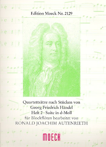 Suite d-Moll für 4 Blockflöten (SATB)&nbsp;&nbsp;Partitur und Stimmen&nbsp;&nbsp;