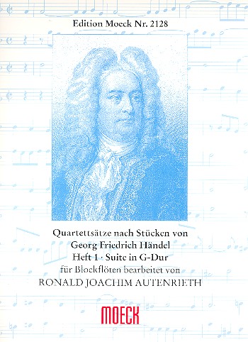 Suite G-Dur&nbsp;&nbsp;für 4 Blockflöten (SATB)&nbsp;&nbsp;Partitur und Stimmen