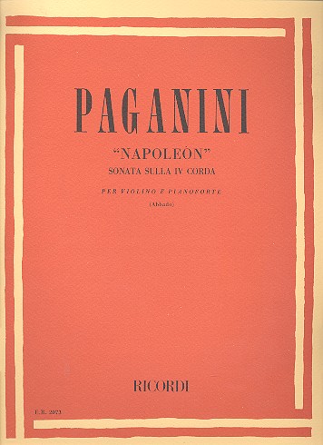 Napoleon&nbsp;&nbsp;per violino e pianoforte&nbsp;&nbsp;
