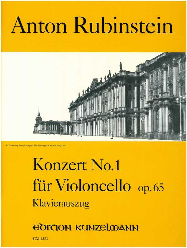 Konzert Nr.1 op.65  für Violoncello und Orchester  für Violoncello und Klavier