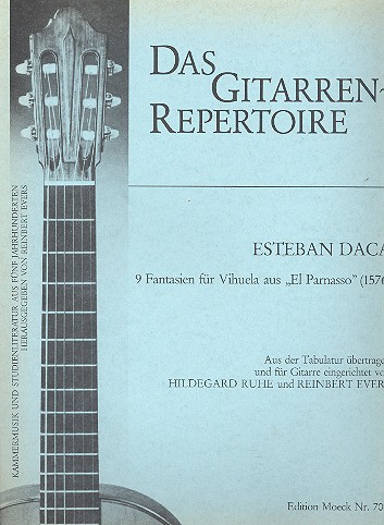9 Fantasien für vihuela aus el parnasso (1576)  für Gitarre  