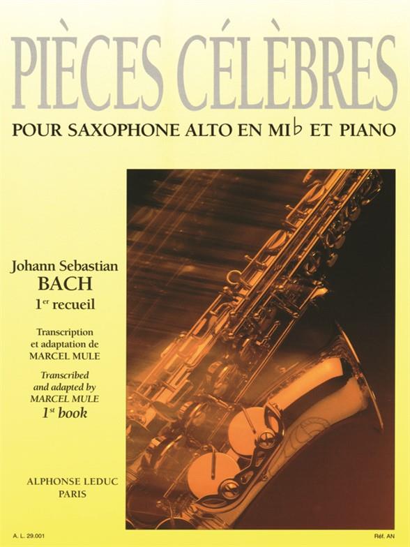 J.S. Bach vol.1&nbsp;&nbsp;pour saxophone alto et piano&nbsp;&nbsp;