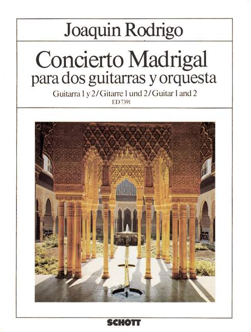 Concierto Madrigal&nbsp;&nbsp;für 2 Gitarren und Orchester&nbsp;&nbsp;Solostimme