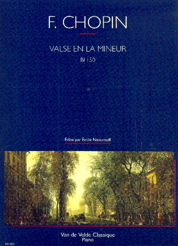 Valse en la mineur bi 150&nbsp;&nbsp;pour piano&nbsp;&nbsp;