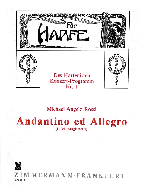 Andantino ed Allegro für Harfe    