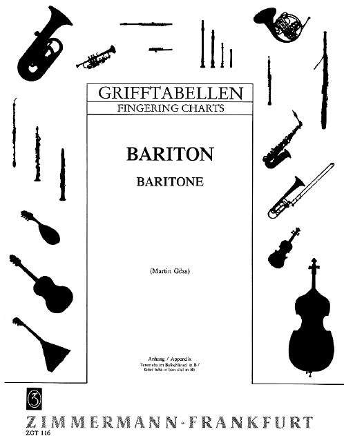 Grifftabelle&nbsp;&nbsp;für Bariton&nbsp;&nbsp;
