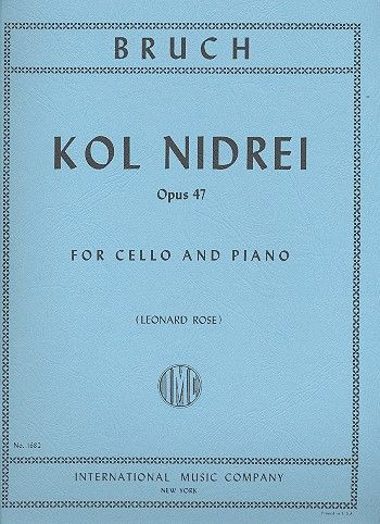 Kol nidrei op.47  for cello and piano  