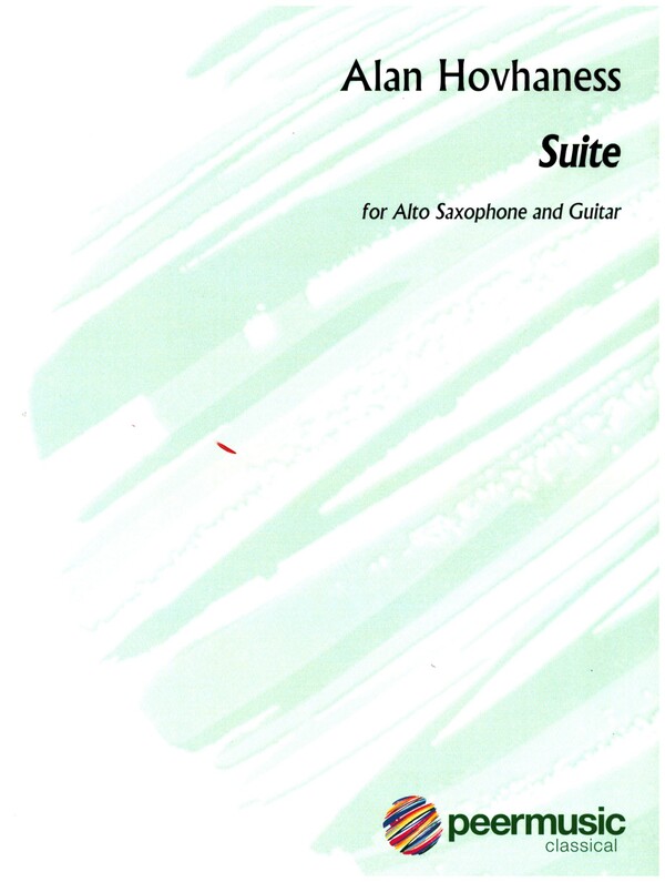 Suite op.291&nbsp;&nbsp;for alto saxophone and guitar&nbsp;&nbsp;2 scores