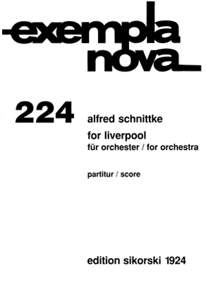 For Liverpool for orchestra  Studienpartitur  