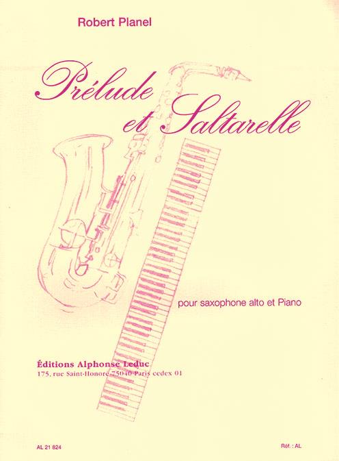 Prélude et saltarelle&nbsp;&nbsp;pour saxophone alto et piano&nbsp;&nbsp;