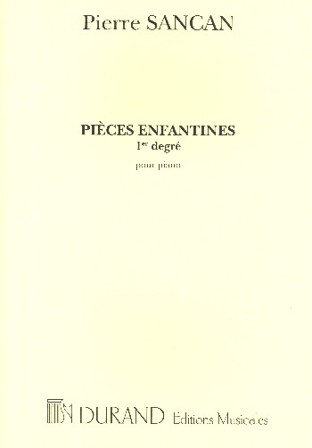 Pièces enfantines &nbsp;&nbsp;pour piano&nbsp;&nbsp;