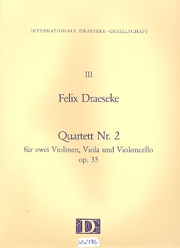 Streichquartett Nr.2 op.35  Partitur und Stimmen  