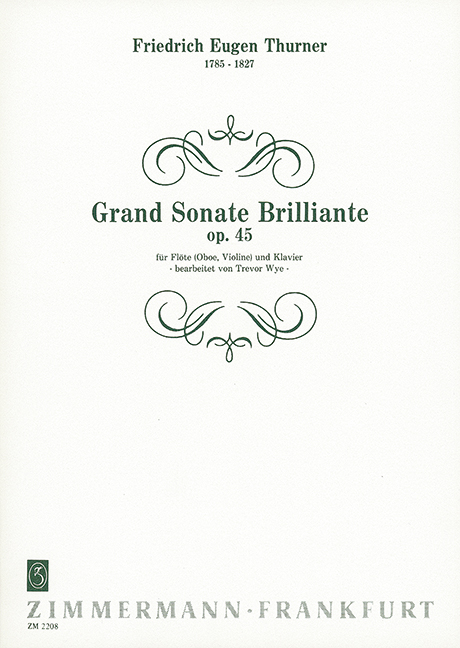 Grand sonate brillante op.45  für Flöte (Oboe, Violine) und Klavier  