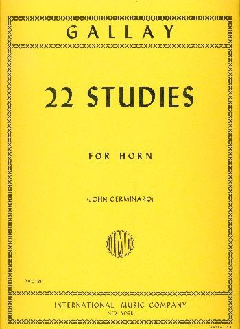 22 Studies&nbsp;&nbsp;for horn&nbsp;&nbsp;