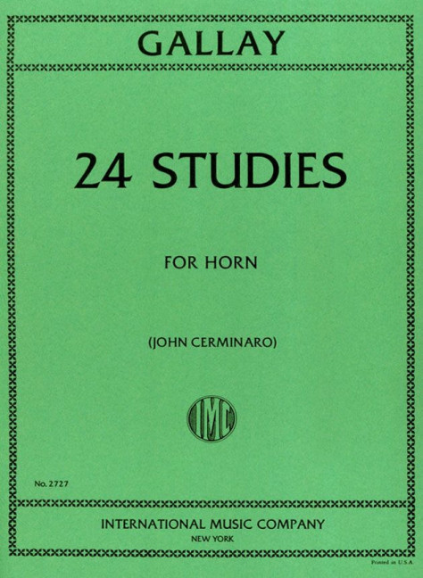 24 studies&nbsp;&nbsp;for horn&nbsp;&nbsp;