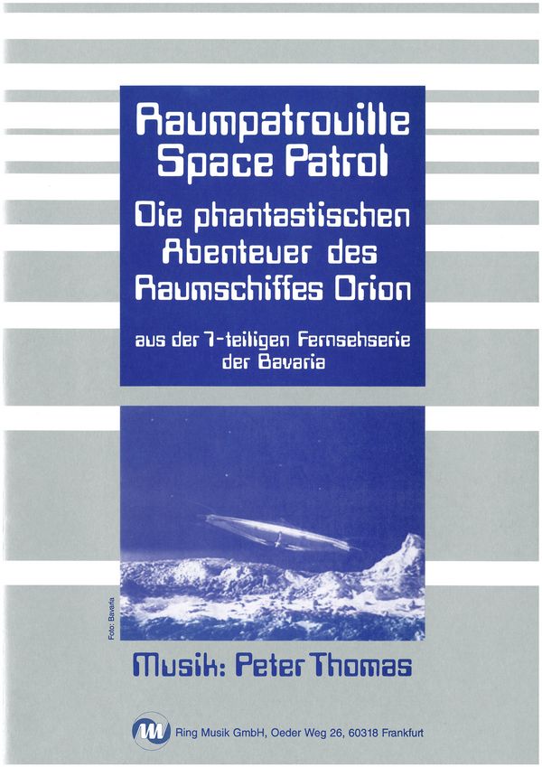 Raumpatrouille Space Patrol&nbsp;&nbsp;für Klavier&nbsp;&nbsp;Einzelausgabe 