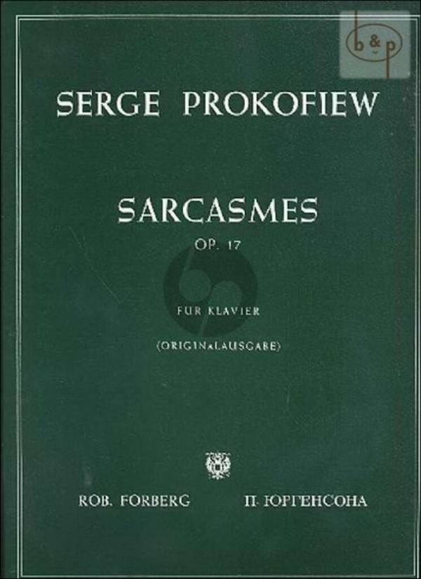 Sarcasmes op.17  für Klavier  