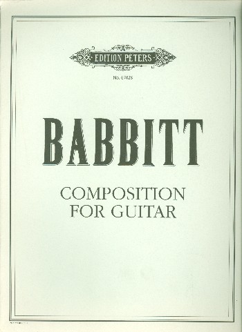 Composition for Guitar&nbsp;&nbsp;für Gitarre&nbsp;&nbsp;
