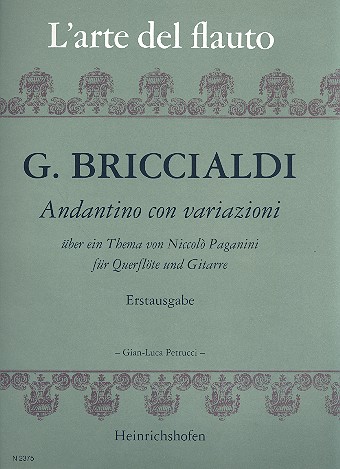 Andantino con variazioni&nbsp;&nbsp;für Querflöte und Gitarre&nbsp;&nbsp;