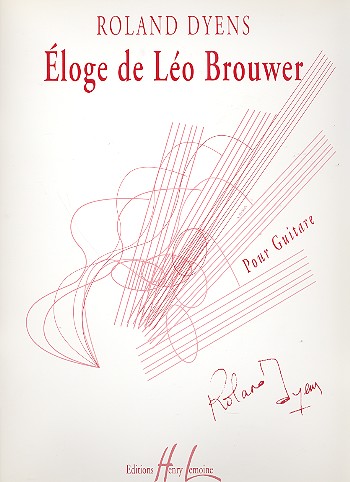 Eloge de Léo Brouwer pour guitare&nbsp;&nbsp;&nbsp;&nbsp;