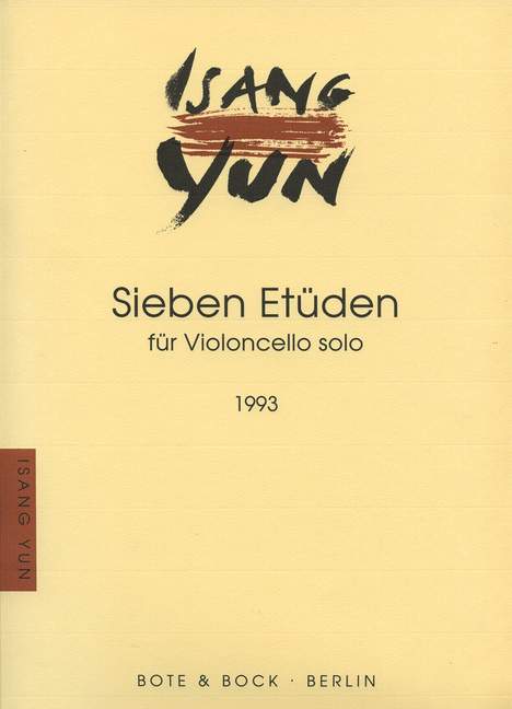 7 Etüden  für Violoncello  