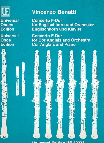 Concerto F-Dur für Englischhorn&nbsp;&nbsp;und Orchester Ausgabe für&nbsp;&nbsp;Englischhorn und Klavier