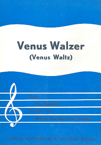 Venus-Walzer: Einzelausgabe für  Gesang und Klavier  