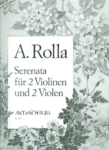 Serenata für 2 Violinen und  2 Violen,  Partitur und Stimmen  Druener, Ulrich, Ed.