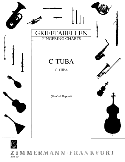 Grifftabelle für C-Tuba&nbsp;&nbsp;&nbsp;&nbsp;