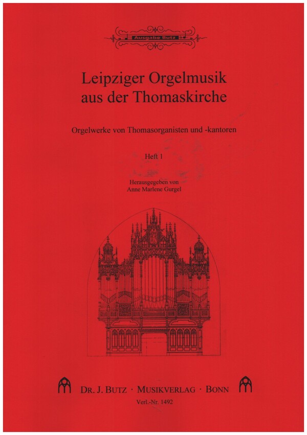 Leipziger Orgelmusik aus der Thomaskirche Band 1&nbsp;&nbsp;für Orgel&nbsp;&nbsp;