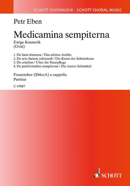 Medicamina sempiterna - Ewige Kosmetik  für Frauenchor (SMezA)  Chorpartitur