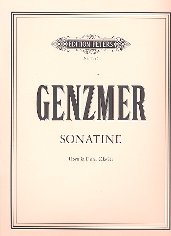 Sonatine  für Horn in F und Klavier  