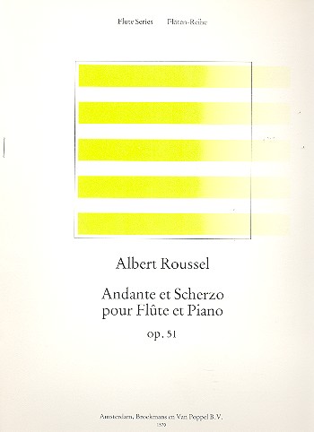 Andante et scherzo op.51  pour flûte et piano  