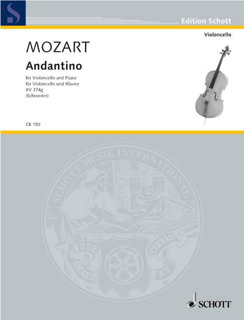 Andantino KV Anh. 46 (374g)&nbsp;&nbsp;für Violoncello und Klavier&nbsp;&nbsp;