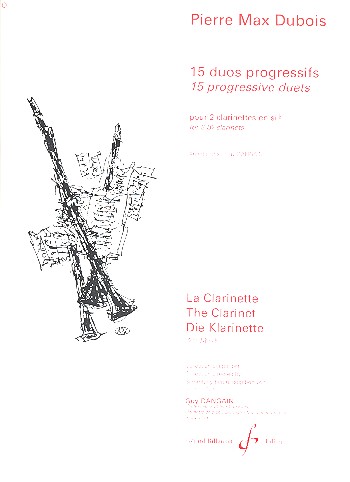 15 duos progressifs pour  2 clarinettes (tres faciles)  