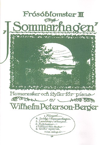 Frösöblomster op.16 vol.3  7 melodier foer piano  