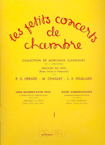 Les petits concerts de chambre vol.1&nbsp;&nbsp;pour piano, violon et violoncelle&nbsp;&nbsp;