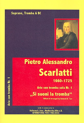 Si suoni la tromba&nbsp;&nbsp;für Sopran, Trompete und Bc&nbsp;&nbsp;Partitur und Stimmen