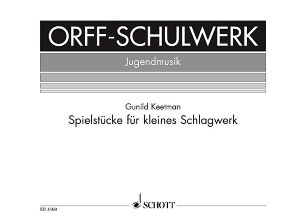Spielstücke für kleines Schlagwerk&nbsp;&nbsp;für kleines Schlagwerk&nbsp;&nbsp;Spielpartitur